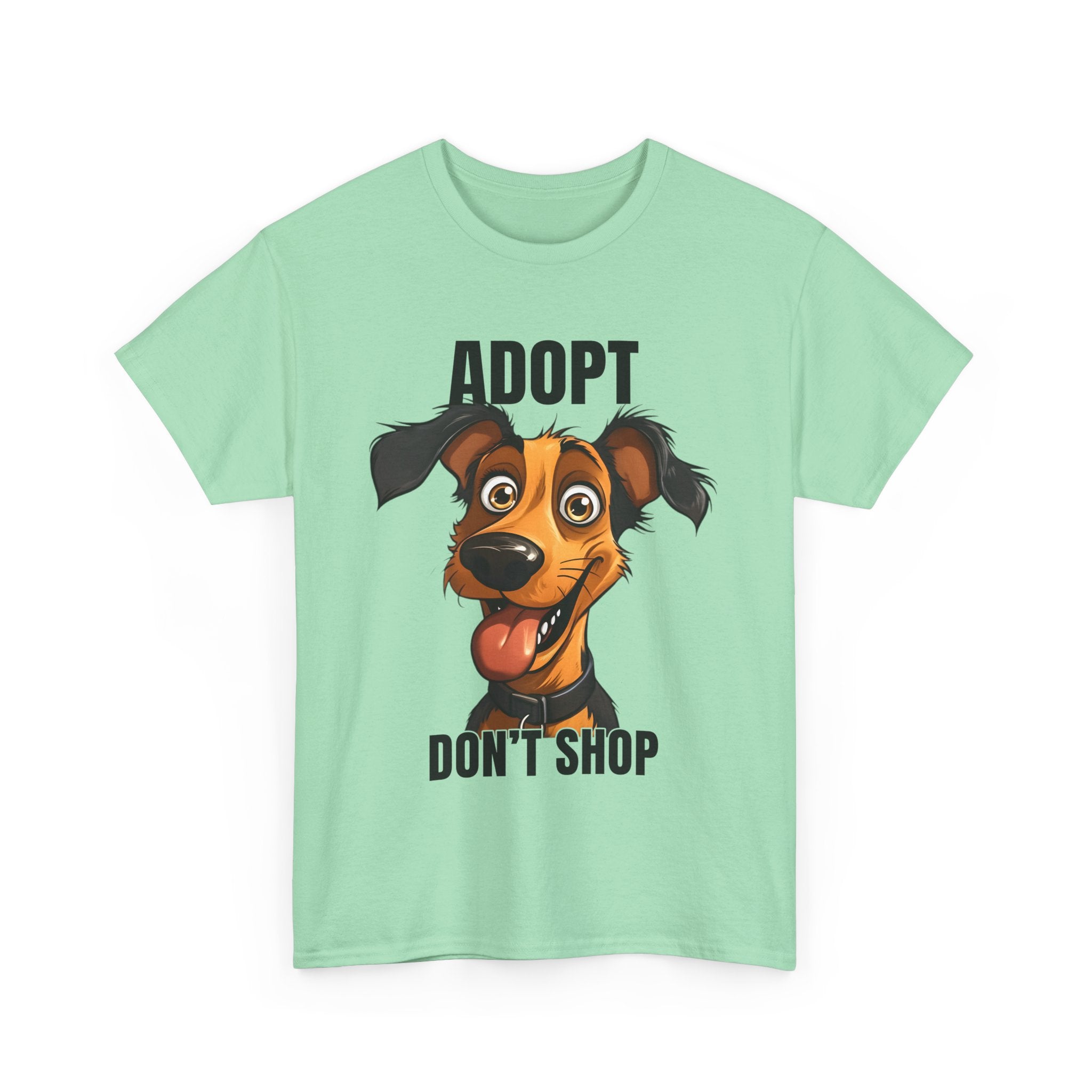 Funny Dog Adoption Tee, Unisex Tee, Pet Lover Gift, Animal Rescue Shirt, Dog Lover Apparel, Adopt Don't Shop Tee