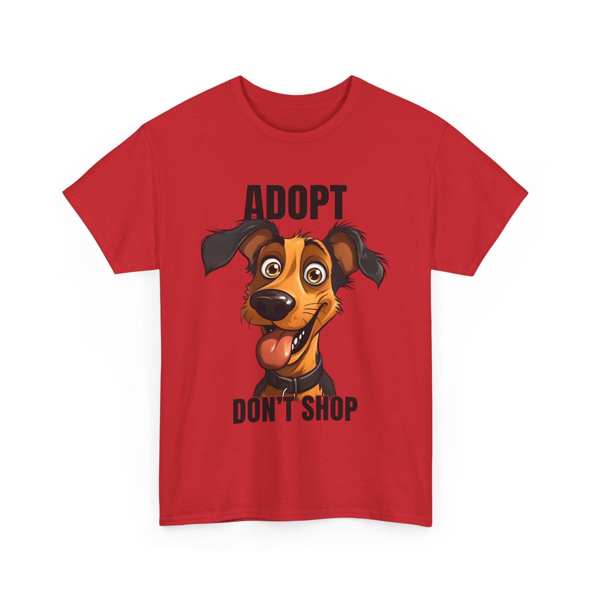 Funny Dog Adoption Tee, Unisex Tee, Pet Lover Gift, Animal Rescue Shirt, Dog Lover Apparel, Adopt Don't Shop Tee