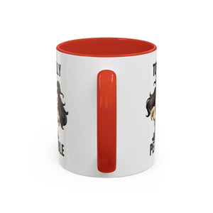 Totally Pettable Coffee Mug, Dog Lover Gift, Animal Print Mug, Funny Pet Mug, Customizable Coffee Cup, Gift for Pet Owners
