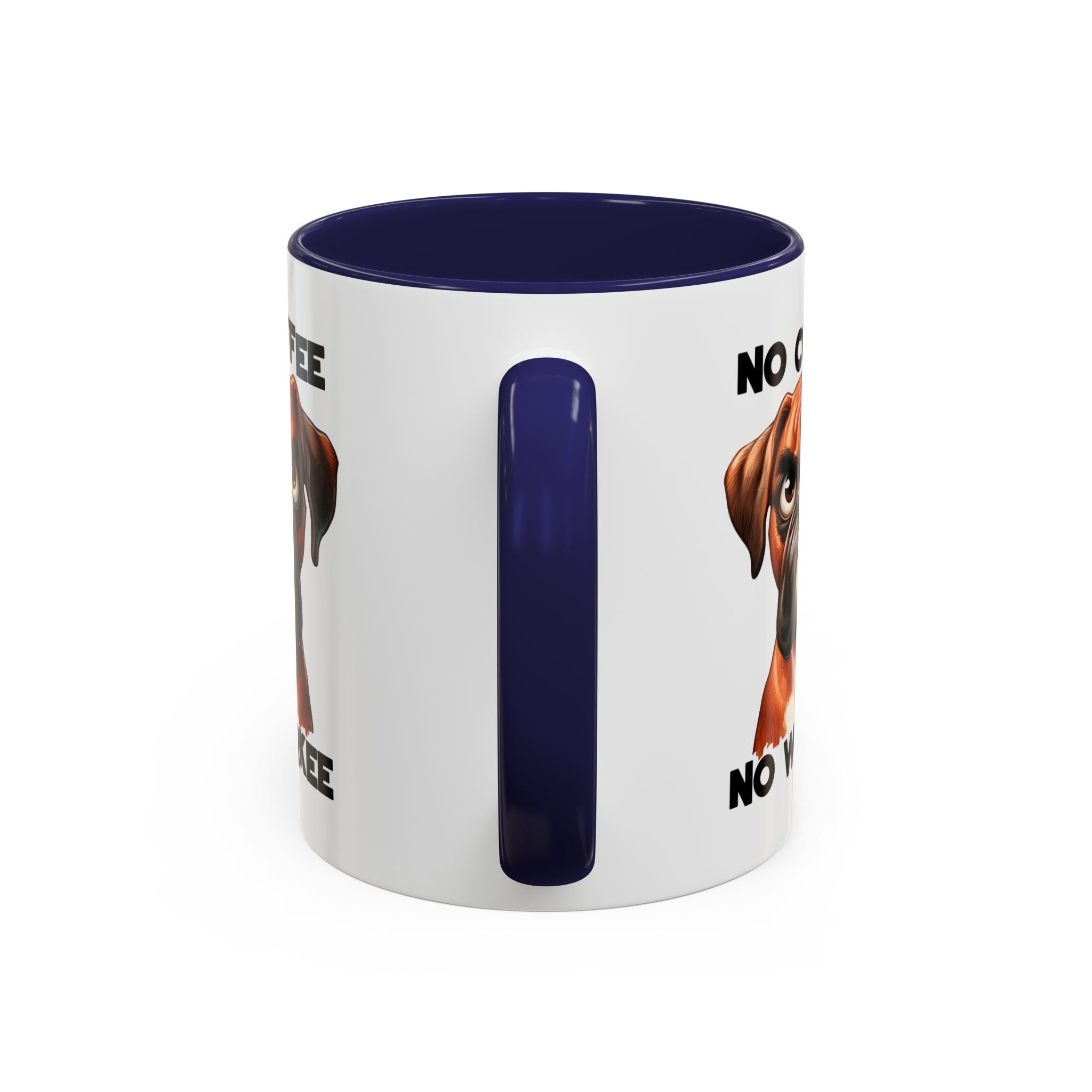 Boxer Dog Coffee Mug - No Coffee No Workee, Funny Dog Lover Gift, Pet Owner Tea Cup, Animal Lover Kitchen Decor, Boxer Mom Mug