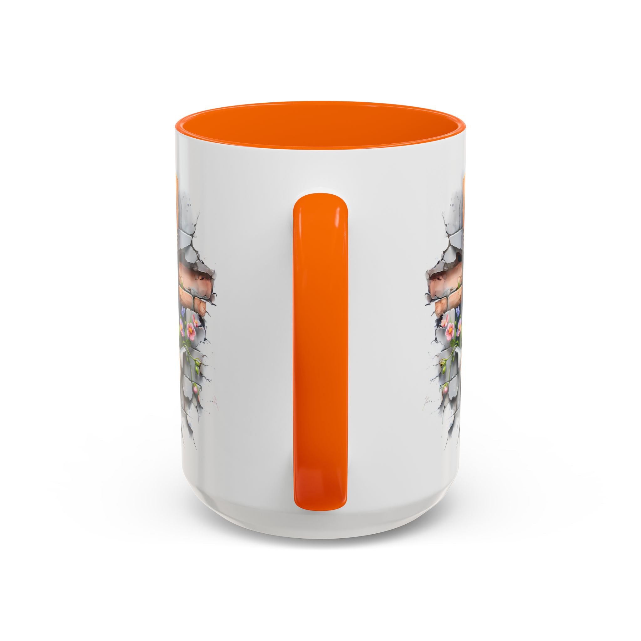 Cute Dog Peeking Coffee Mug, Pet Lover Gift, Yorkshire Terrier Mug, Animal Lover Coffee Cup, Dog-Themed Drinkware, Doggie Mug