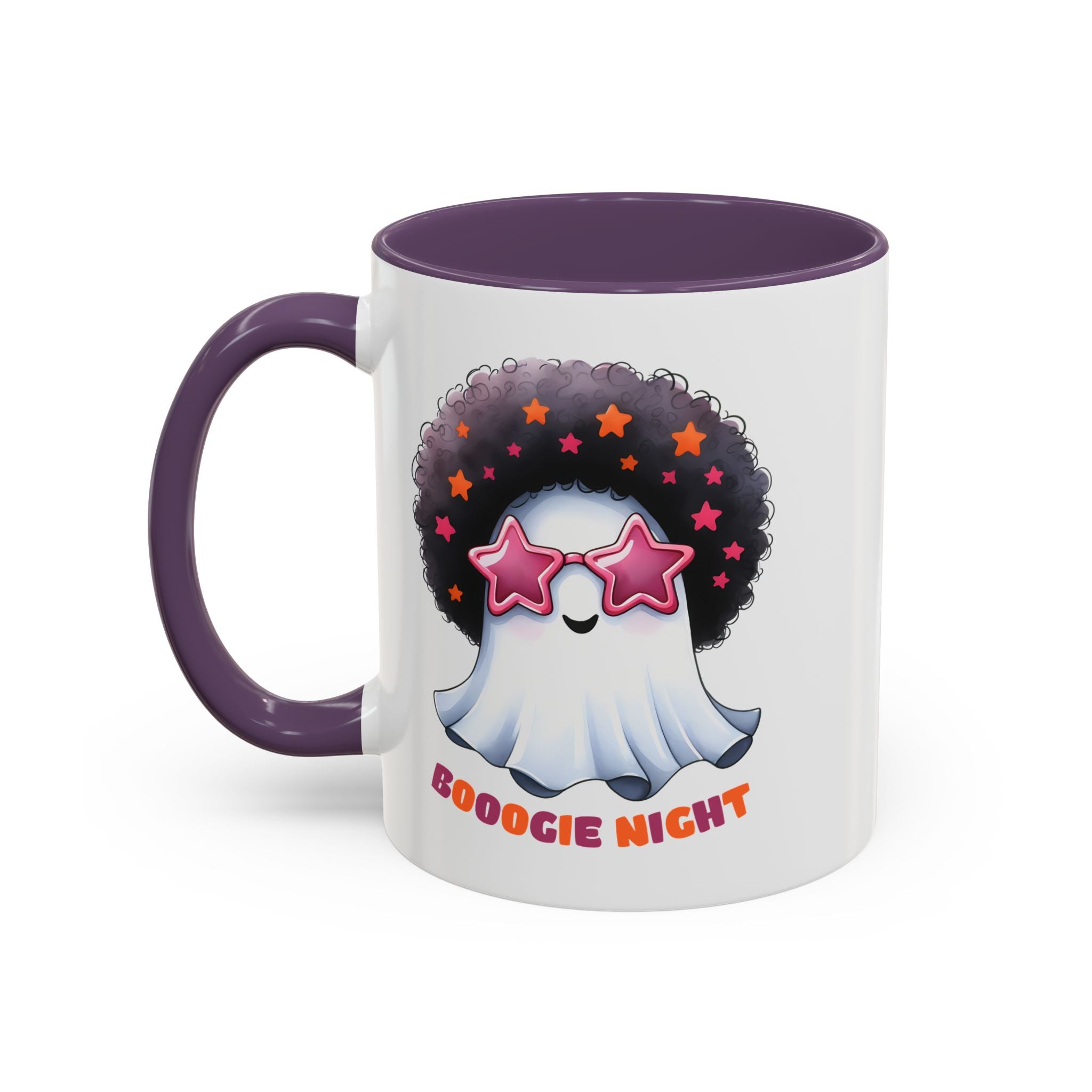 Groovy Ghost Coffee Mug - Fun, Whimsical Mug for Halloween, Parties, Gift for Friends, Unique Home Decor, Boogie Night