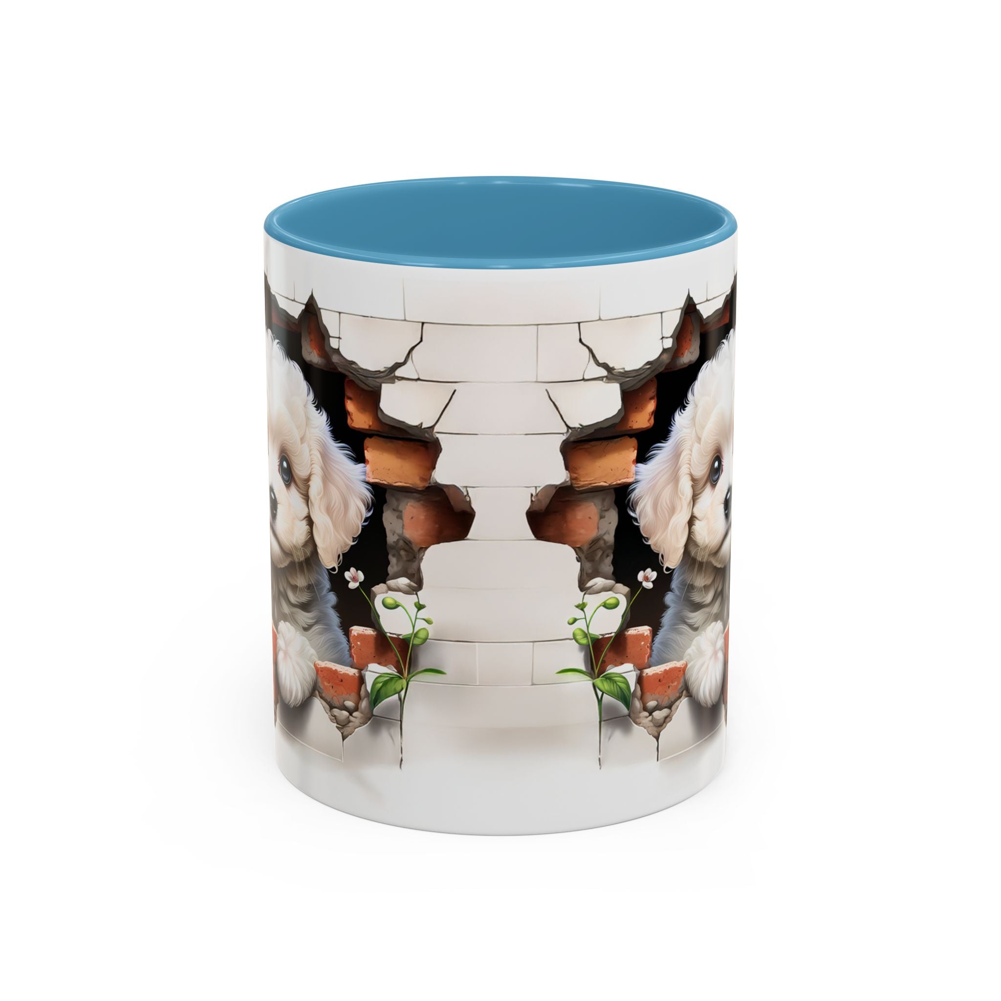 Cute Puppy Accent Coffee Mug - Adorable Dog Lover Gift, Pet-Themed Mug, Home Decor, Ideal for Gifts, Animal Enthusiast