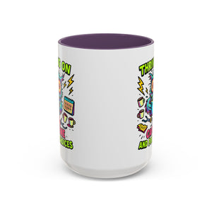 Thriving on Caffeine Mug | Funny Owl Coffee Cup | Gift for Coffee Lovers | Cute Kitchen Decor | Birthday, Holiday Gift