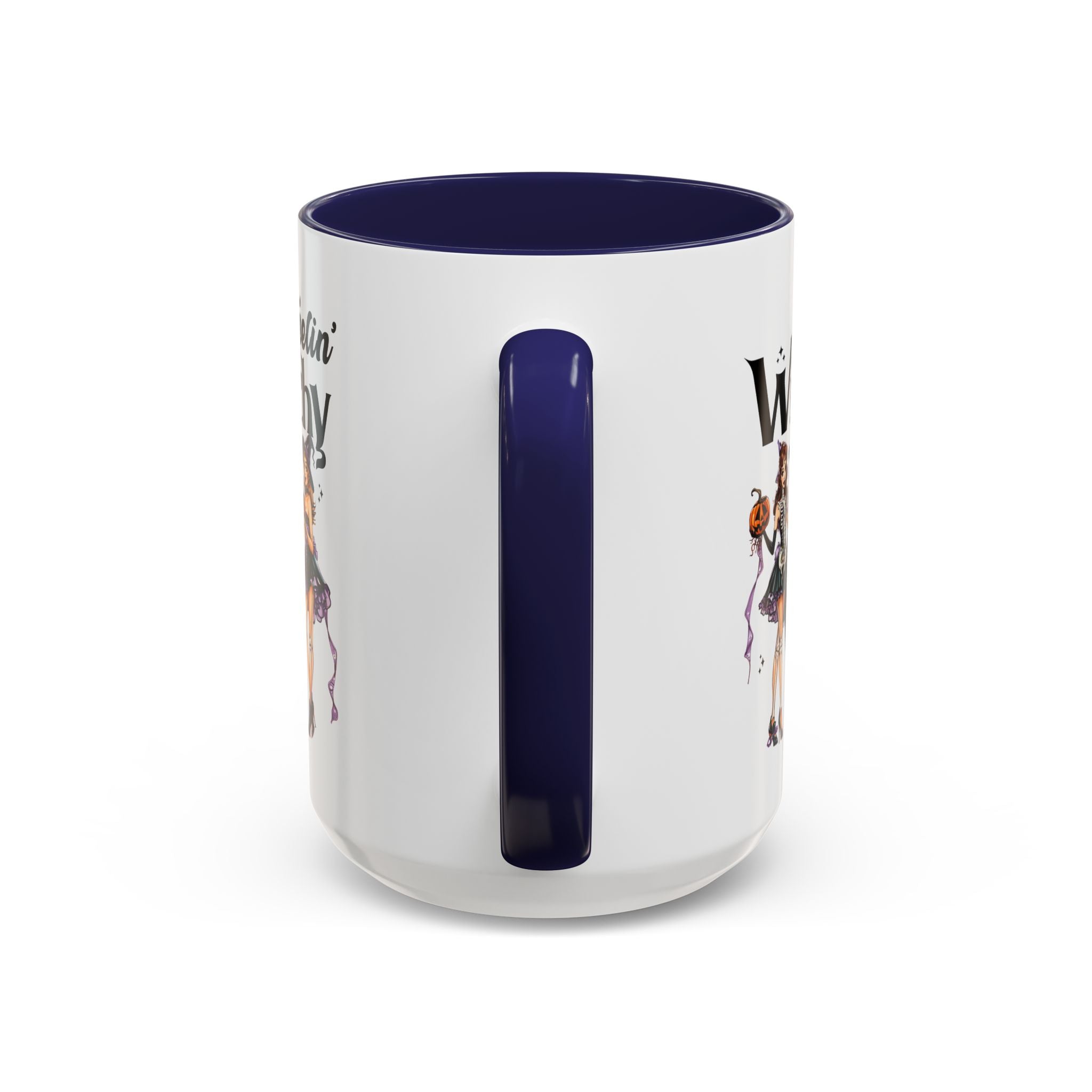 Witchy Accent Coffee Mug - Spooky Halloween Mug, Witchy Decor, Gift for Her, Fall Coffee Cup, Party Mug