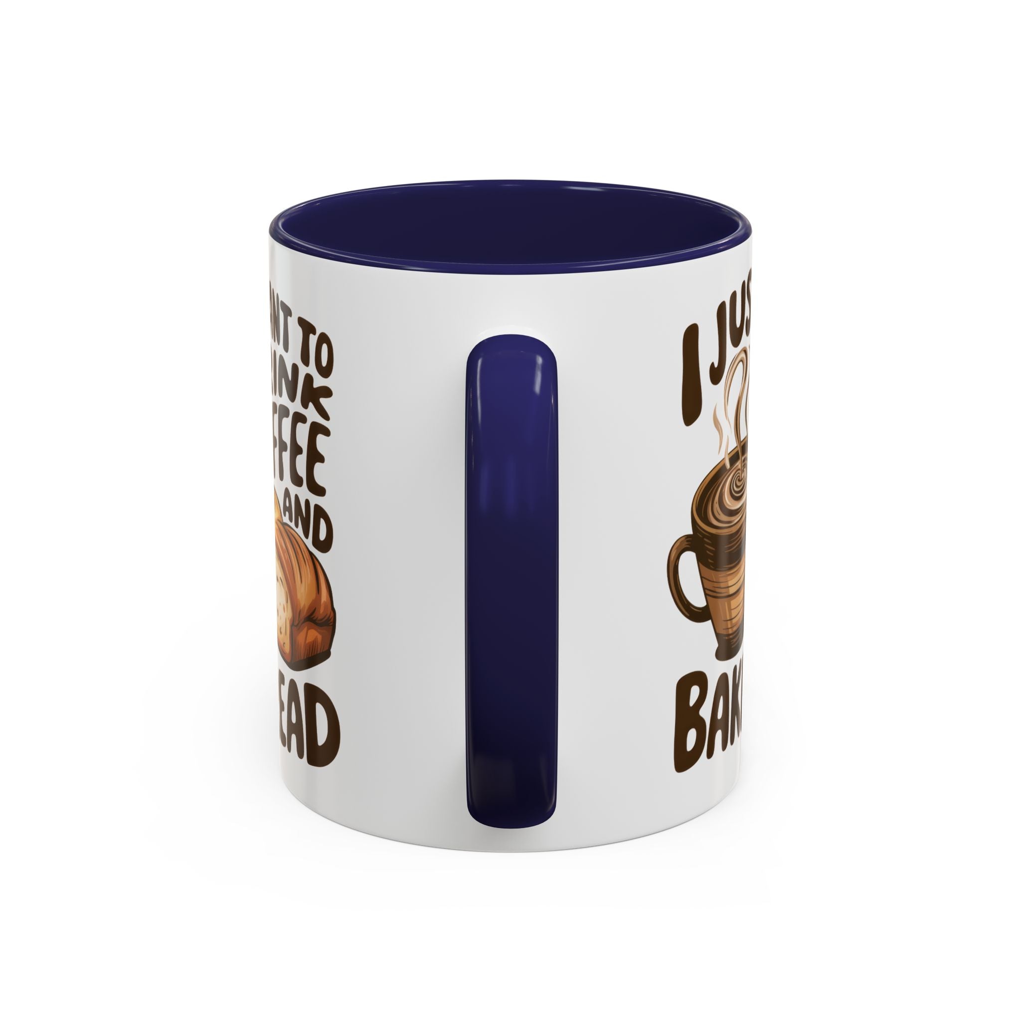 Cute Coffee & Bread Mug - Ideal for Baking Enthusiasts kitchen fun cozy