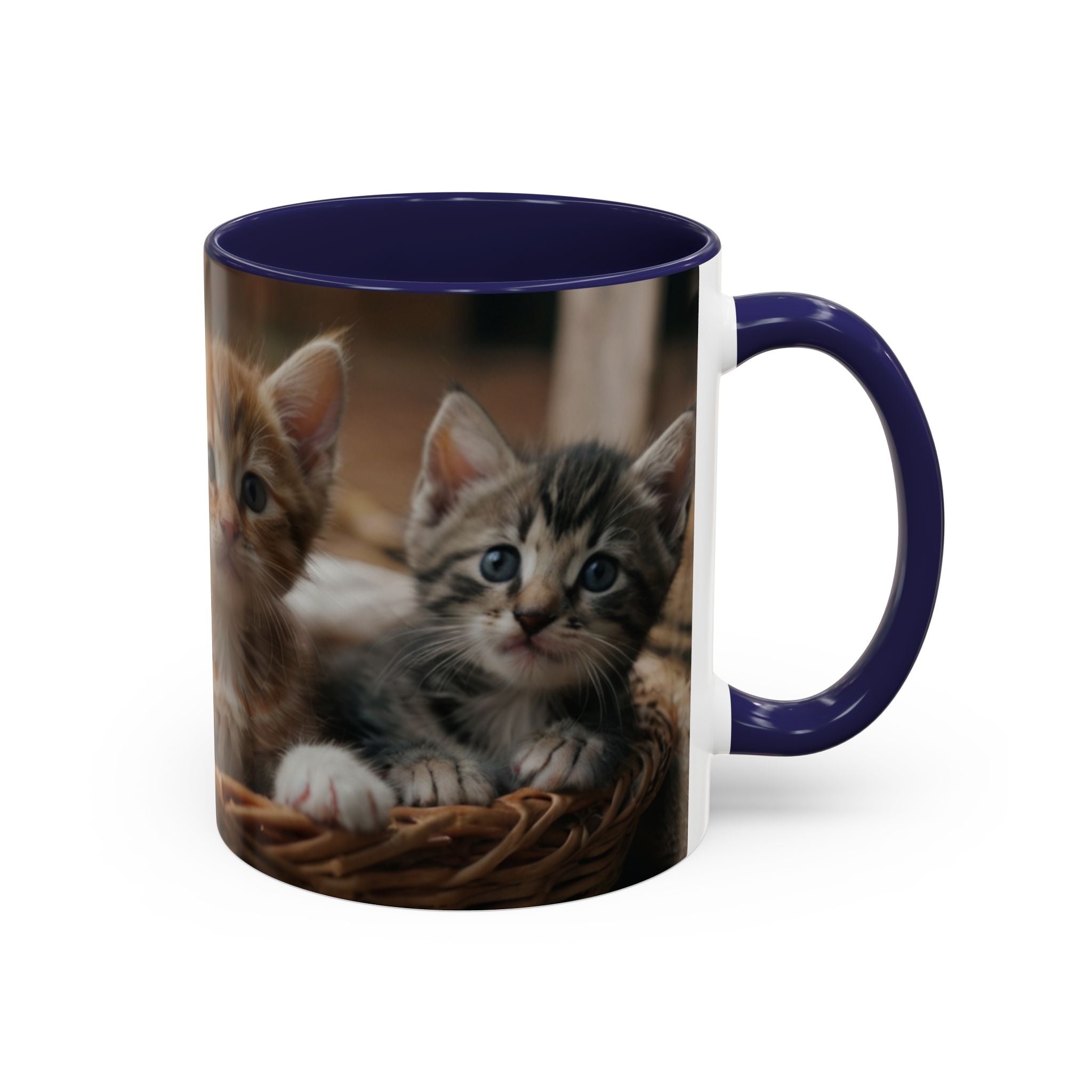 Cute Cat Accent Coffee Mug - 11oz & 15oz family of cats