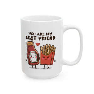 Best Friend  coffee Mug - Funny Gift, Coffee Cup for Friends, Birthday Present, Valentine’s Day, Friendship Gift