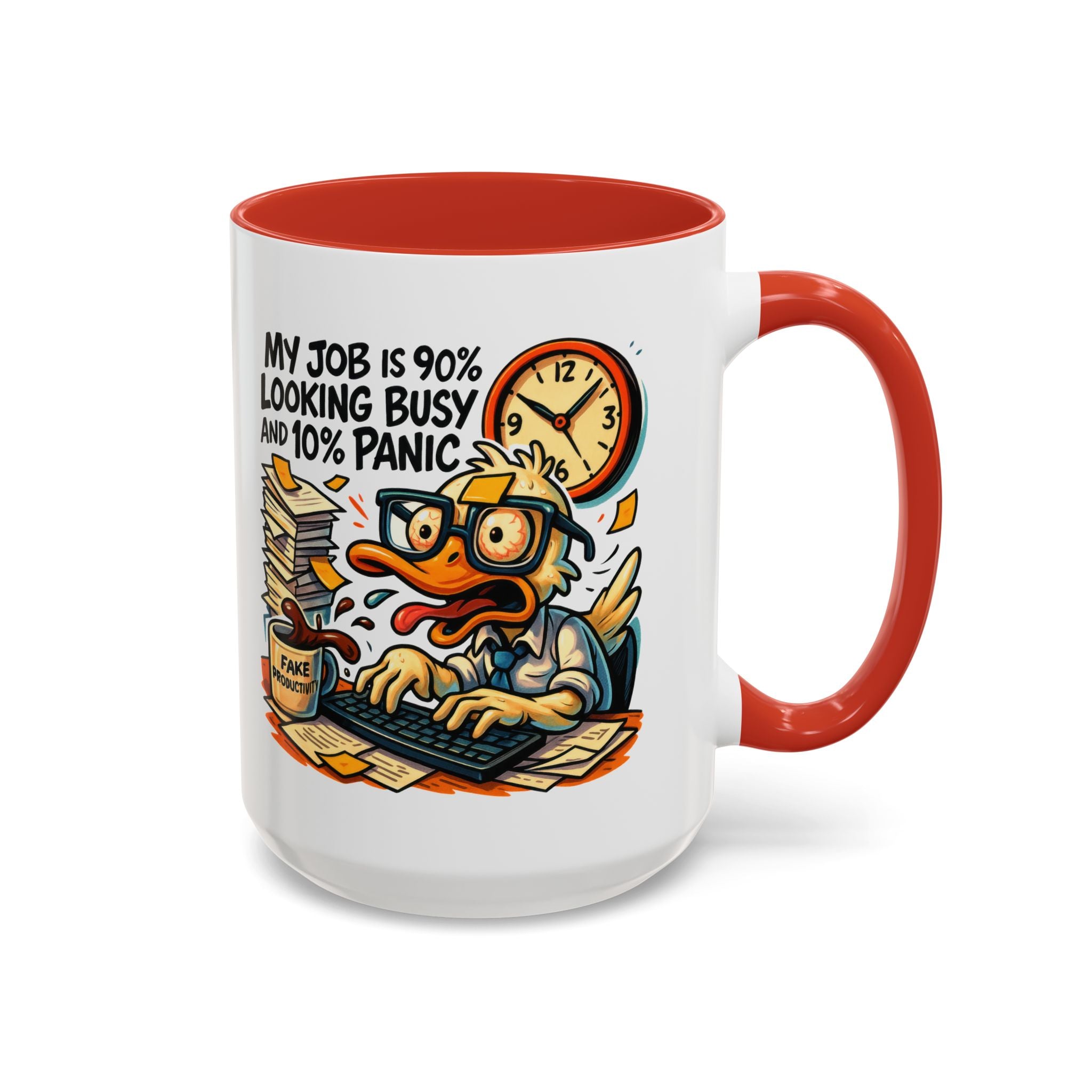 Funny Office Coffee Mug - Perfect Gift for Coworkers, Work from Home, Funny Gag Gift, Unique Desk Accessory, Humor Mug