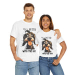 Life is Better with the Dogs Unisex Tee, Funny Dog Lover T-Shirt, Pet Gift, Dog Mom Shirt, Animal Lover Apparel