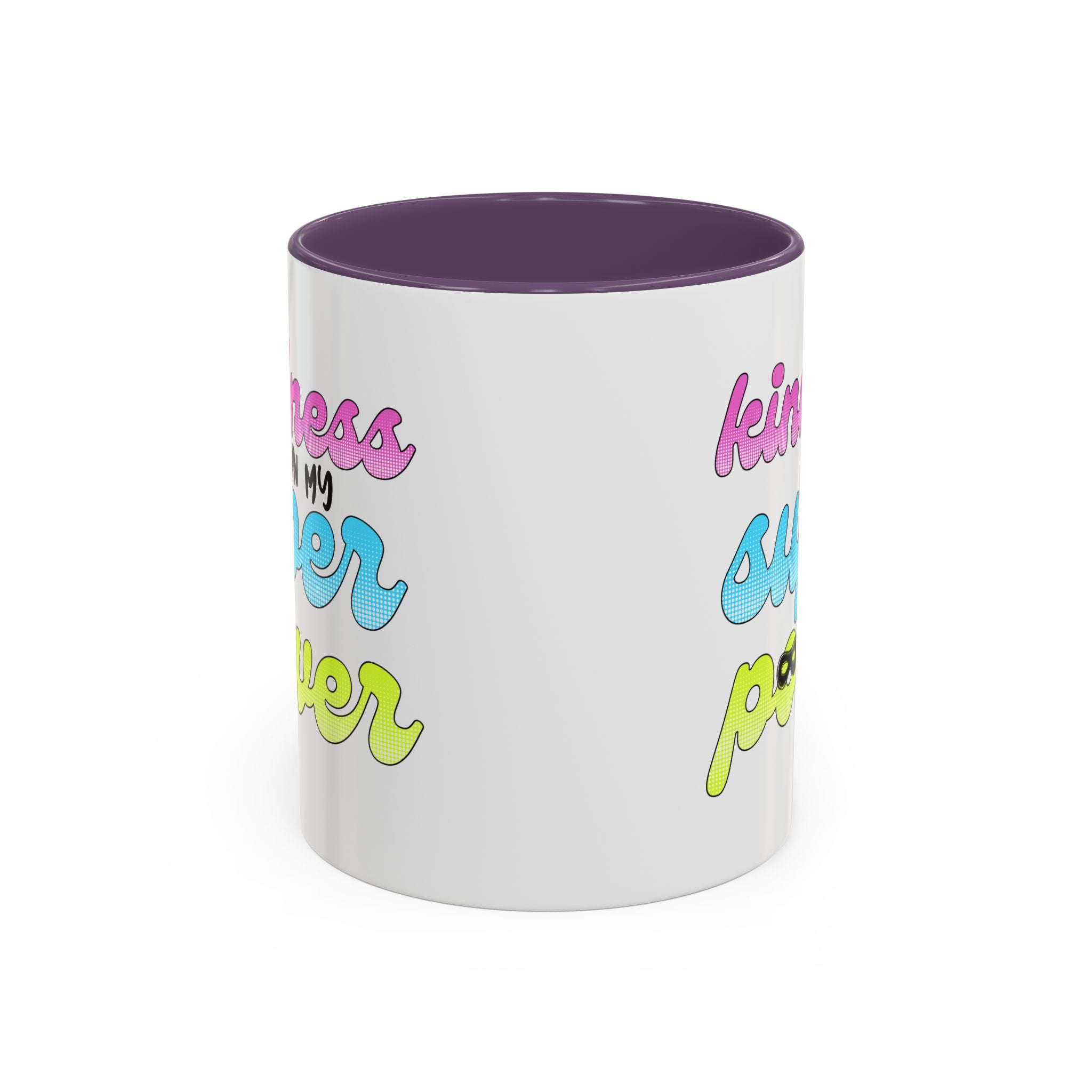 Kindness Superpower Coffee Mug, Inspirational Gift for Friends, Motivational Work Mug, Cute Drinkware for All Occasions, Unique