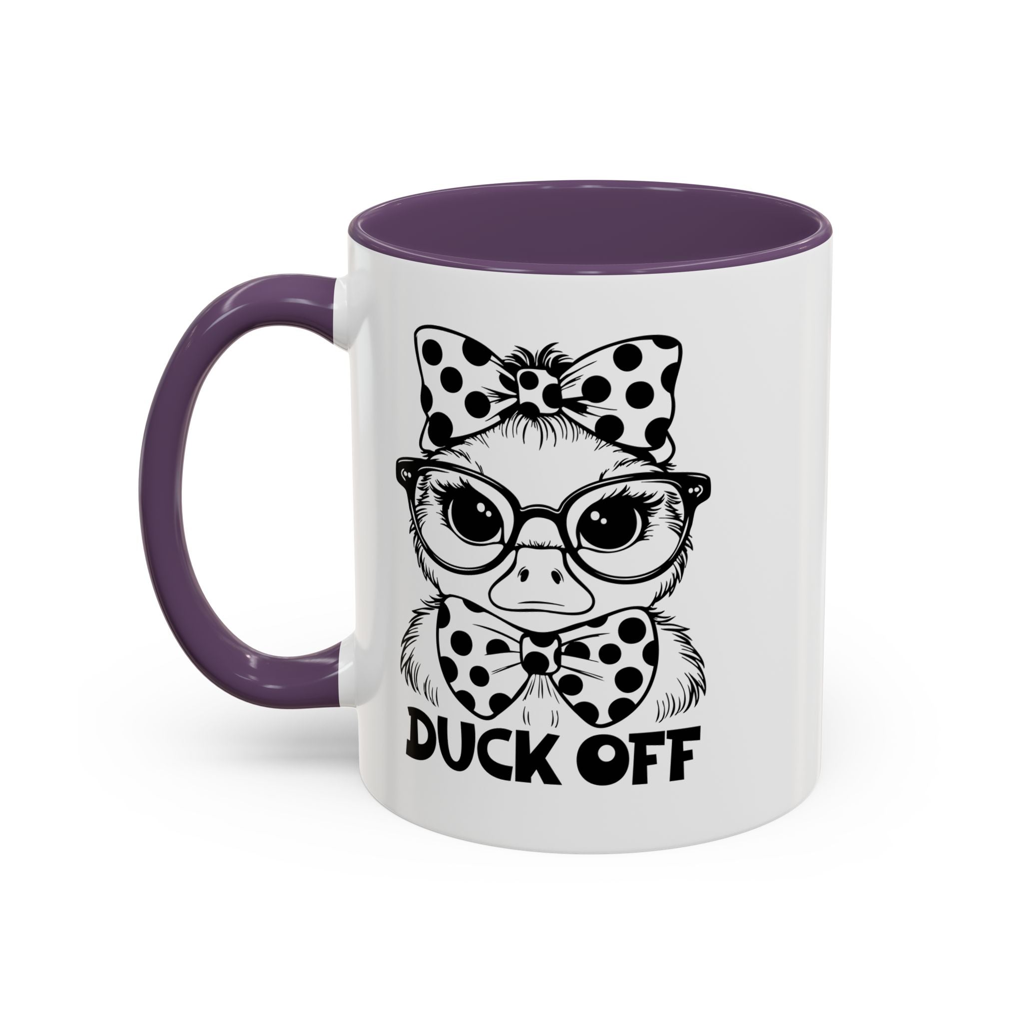 Duck off  Coffee Mug - Fun Gift for Bird Lovers, Birthday, Office Décor, Humorous Kitchenware, Unique Drinkware