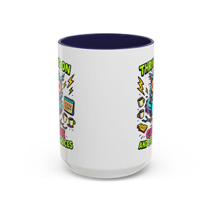 Thriving on Caffeine Mug | Funny Owl Coffee Cup | Gift for Coffee Lovers | Cute Kitchen Decor | Birthday, Holiday Gift