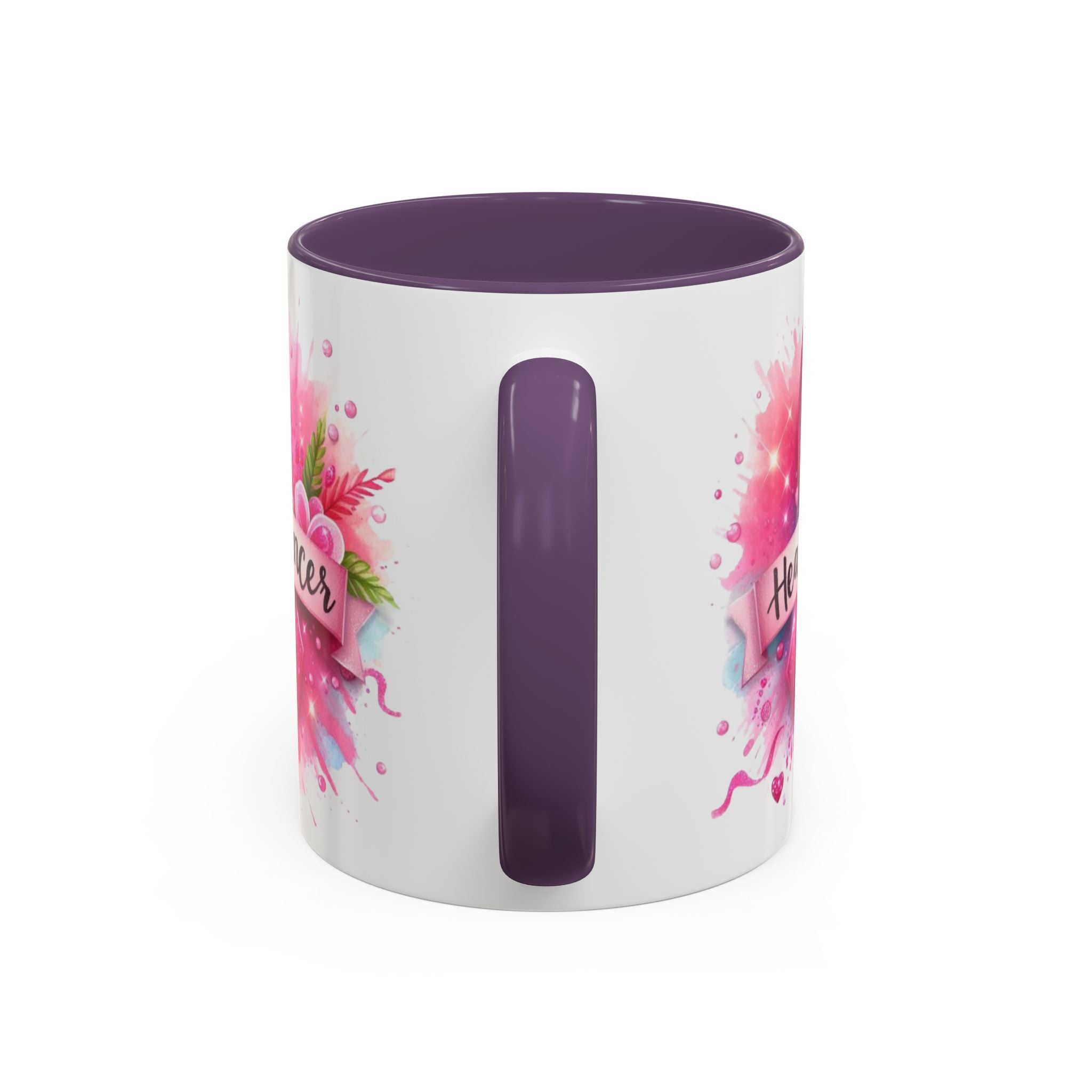Pink Ribbon Healing Coffee Mug | Support Cancer Awareness | Inspirational Gift | Breast Cancer Support | 11oz & 15oz Options