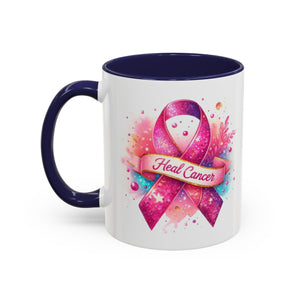 Inspirational Cancer Awareness Mug, Positive Affirmation Cup, Gift for Survivors, Supportive 11oz or 15oz Ceramic