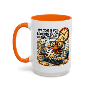 Funny Office Duck Coffee Mug | Perfect Gift for Office Workers, Desk Jokes, Humor, Funny Barista Mug, Creative Gift Idea
