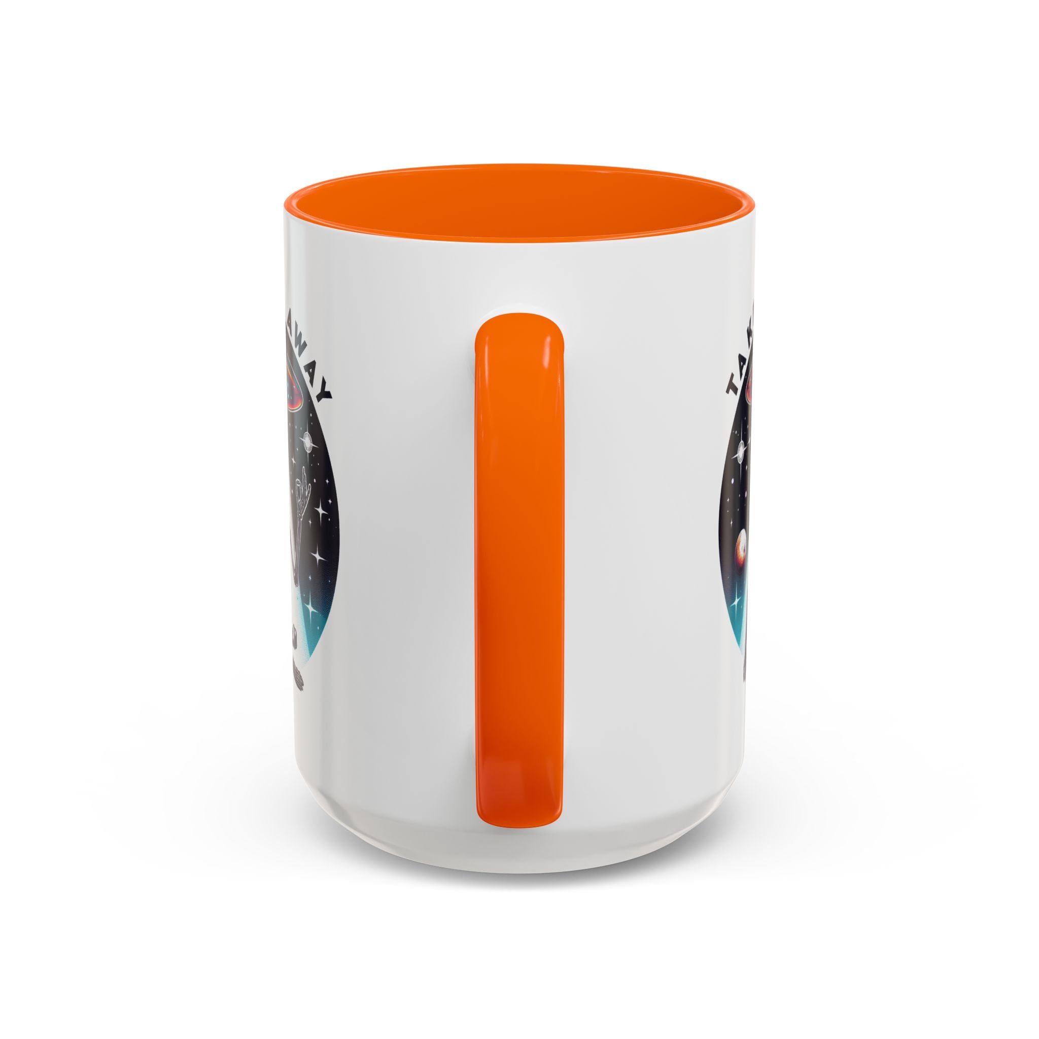 Galactic Skeleton Coffee Mug, Take Me Away Mug, Space-Themed Mug, Unique Gift for alien Lovers, Sci-Fi Cafe Mug