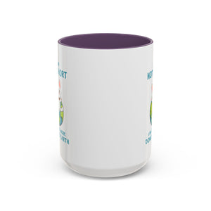 Cute Down to Earth Cat Coffee Mug - Perfect Gift for Cat Lovers