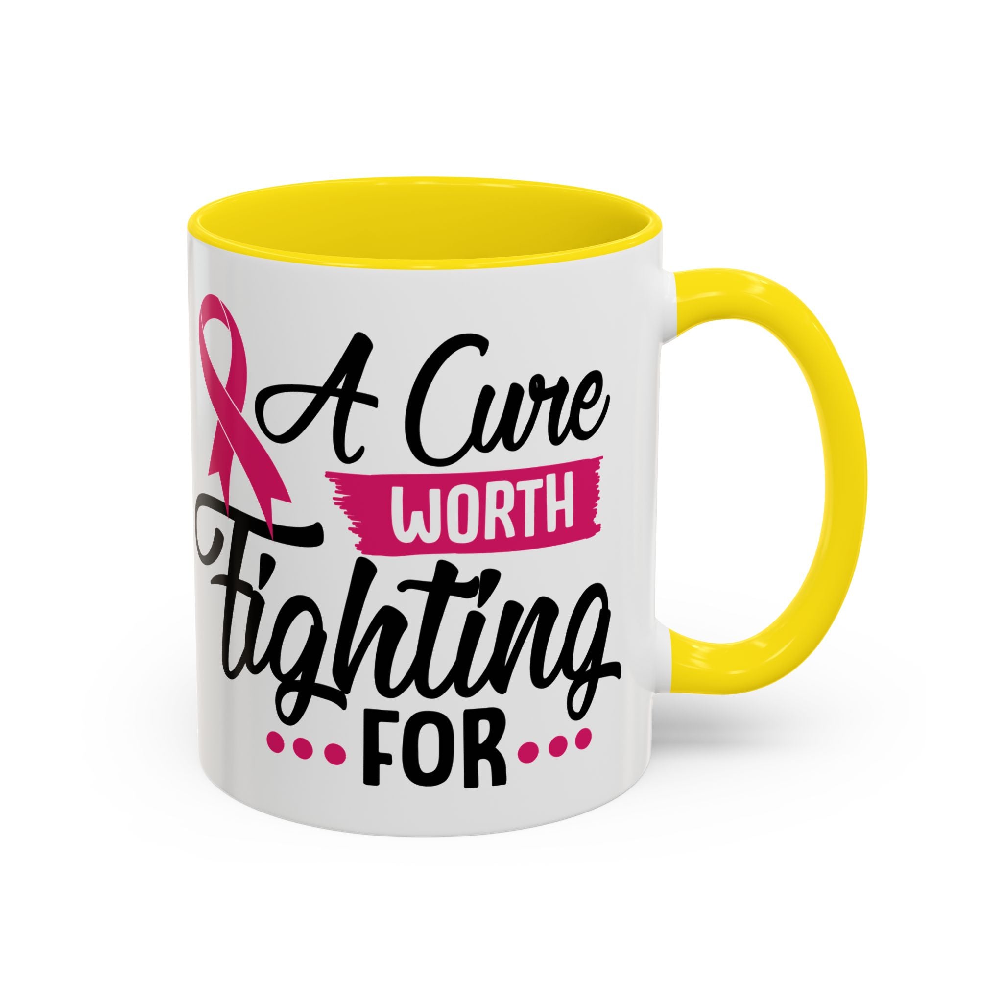 Inspirational Breast Cancer Awareness Mug, Supportive Gift for Fighters, 11oz & 15oz Coffee Cup - Perfect for Fundraisers, Hope, [...]