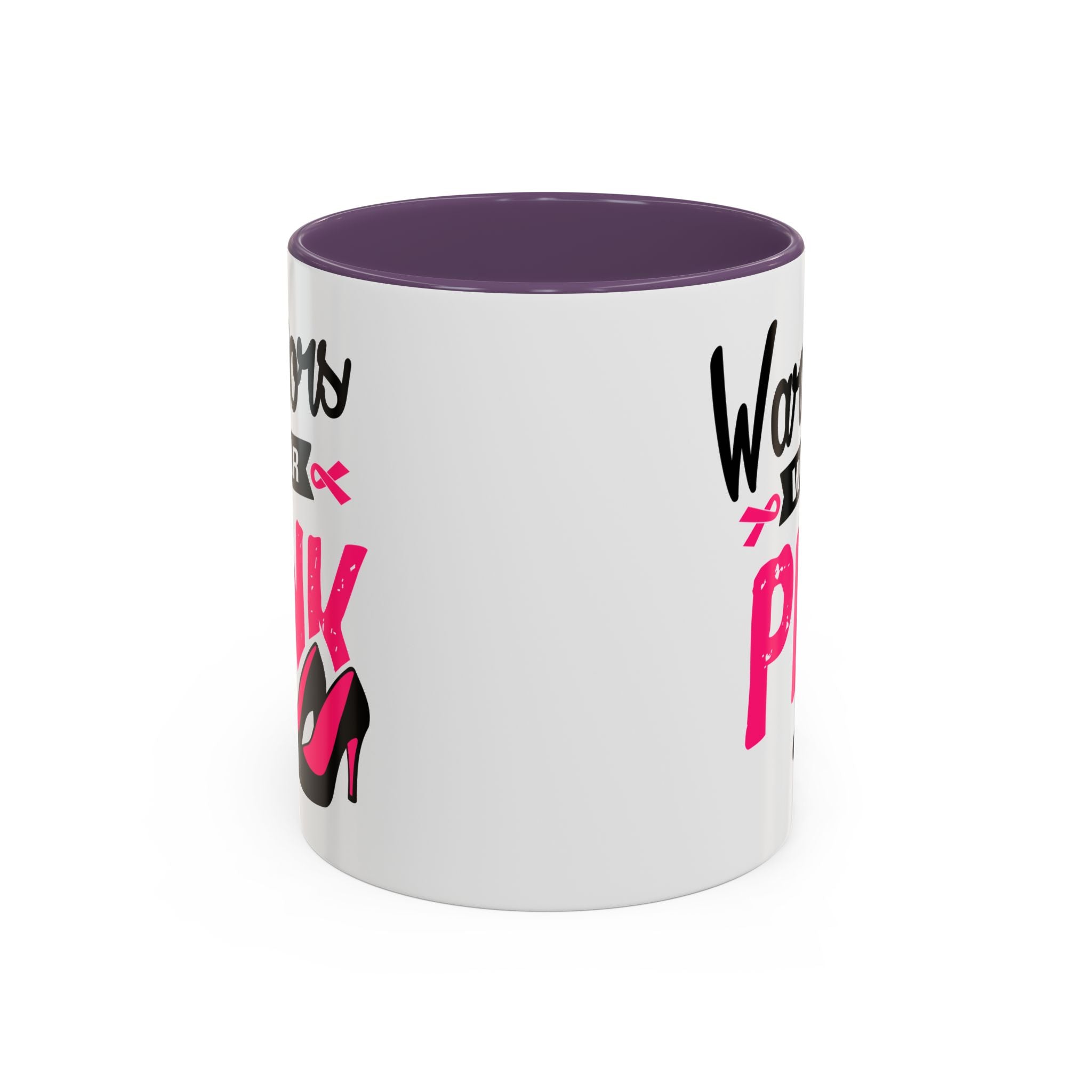 Breast Cancer Awareness Coffee Mug, Inspirational Gift, Warrior Mug, Pink Ribbon Awareness, Supportive Beverage Cup