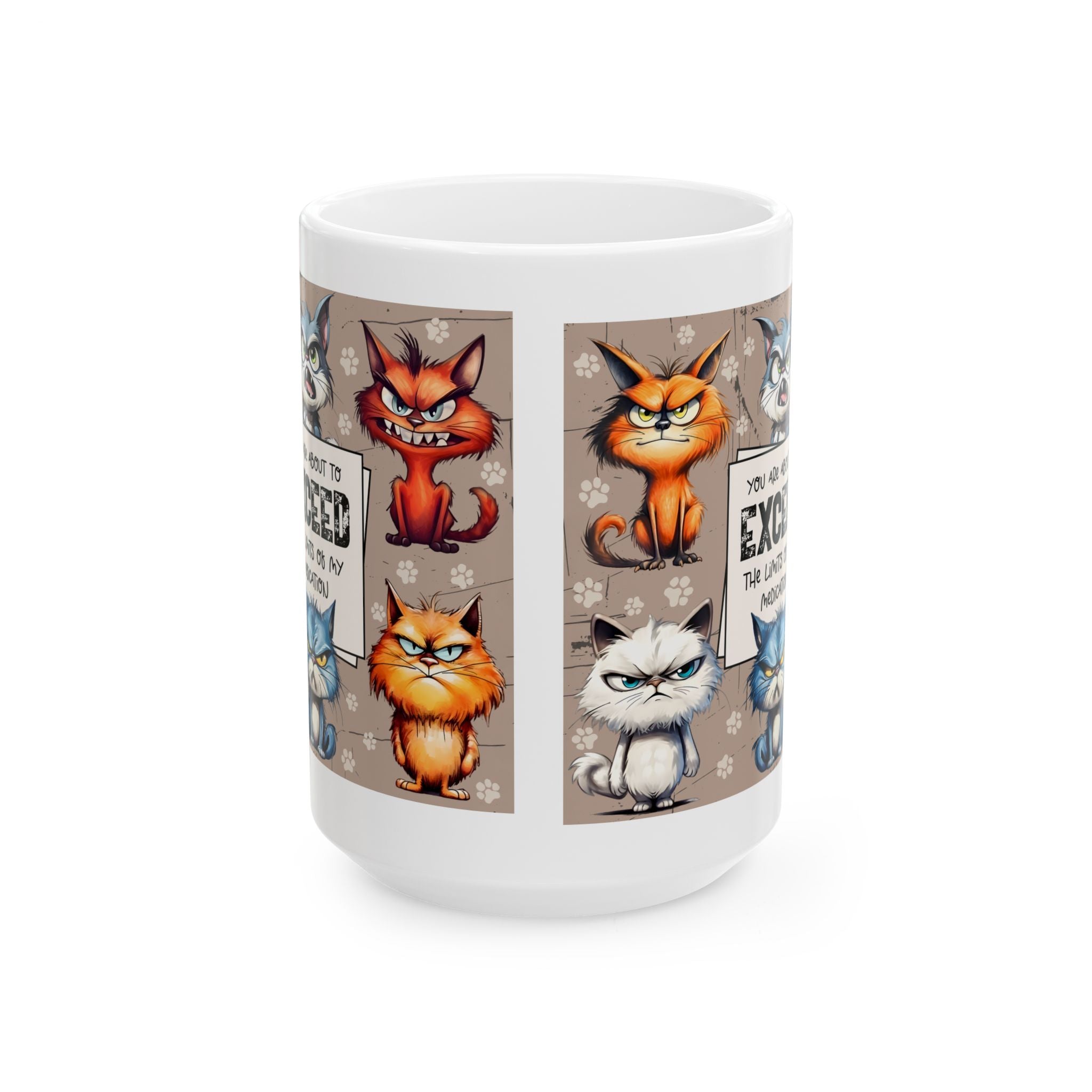 Funny Cat coffee Mug - Purrfect Gift for Cat Lovers, Coffee Mug, Tea Cup, Animal Lover Gift, attitude sarcasm