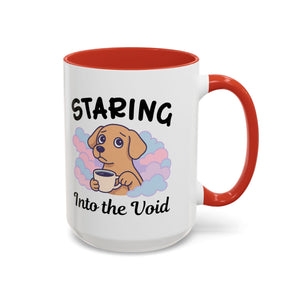 Cute Dog Coffee Mug for Animal Lovers, Staring Into the Void, Fun Gift for Pet Owners, Coffee Lovers, Cute Kitchen Decor