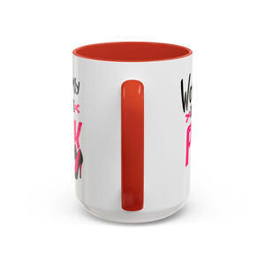 Breast Cancer Awareness Coffee Mug, Inspirational Gift, Warrior Mug, Pink Ribbon Awareness, Supportive Beverage Cup