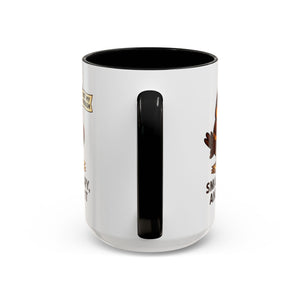 Funny Owl Coffee Mug, not my problem  Small Angry Owl Cup, Coffee Lover Present, Quirky Office
