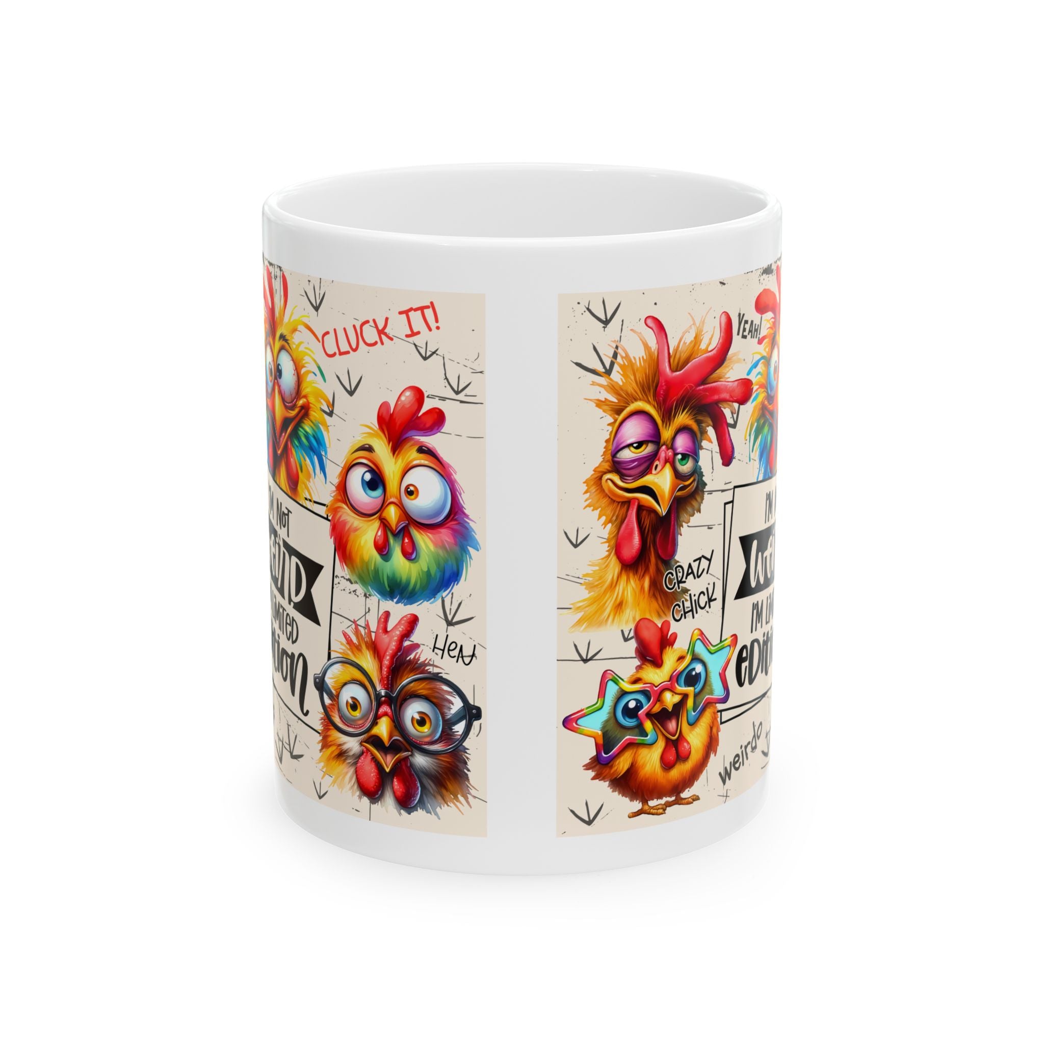 funny Chicken Humor coffee Mug - Fun Gift for Coffee Lovers, Kitchen Decor, Chickens, Quirky Design, Birthday Gift
