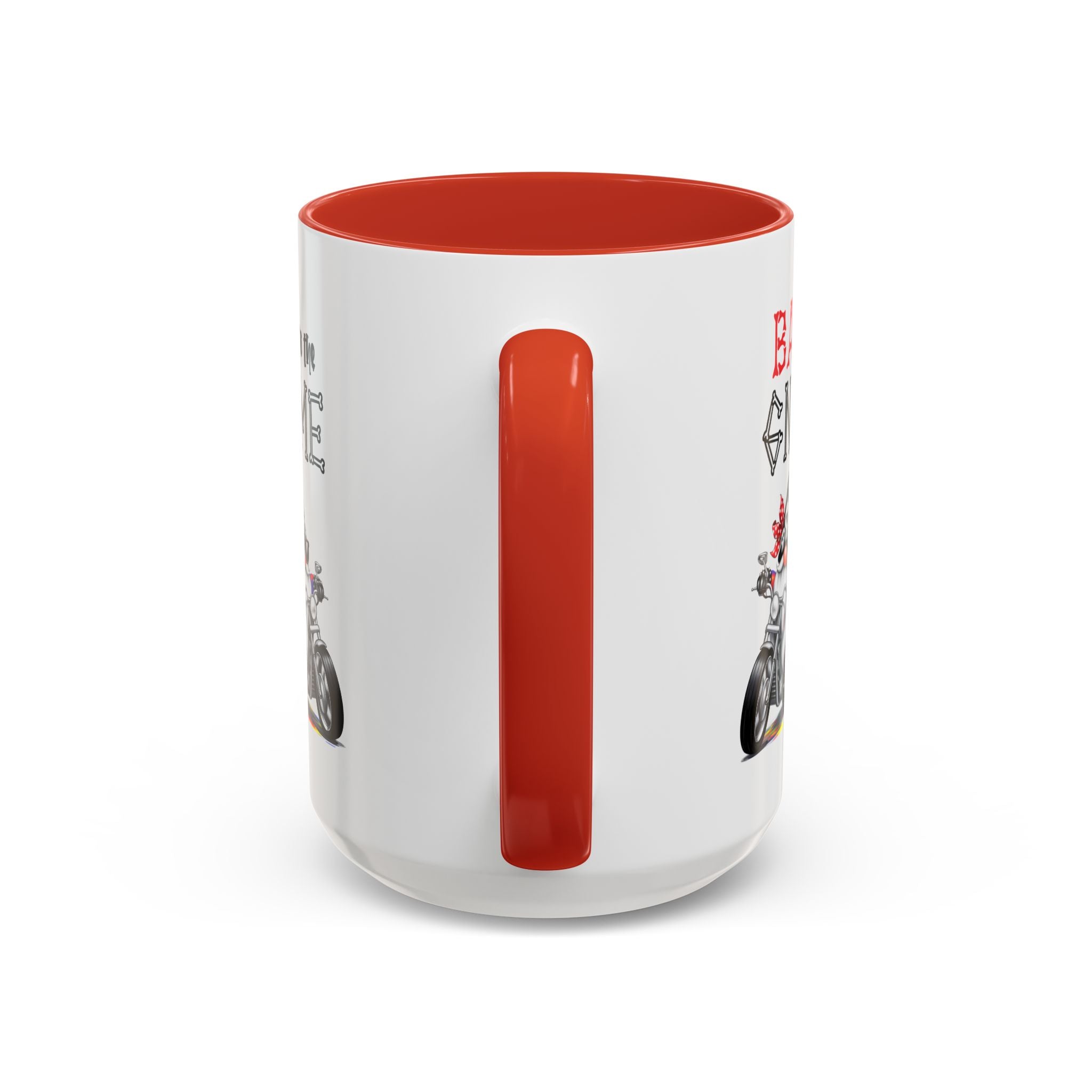 Bad to the Gnome Coffee Mug - 11oz & 15oz Accent Mugs for Bikers & Gnome Lovers