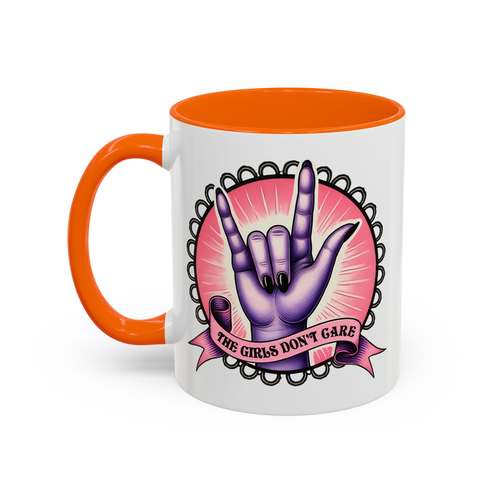 Rock 'n' Roll Accent Coffee Mug - Perfect for Music Lovers, Gift for Her, Unique Office Mug, Fun Coffee Cup, Empowering Gift Idea