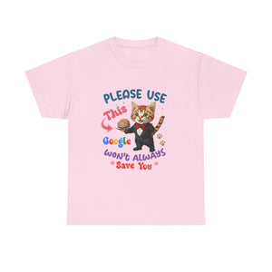 sarcasm Cat Quote Tee, Fun Cat T-Shirt, Funny Gift for Cat Lovers, Humor Shirt, Unique Pet Owner Apparel, Cute Pet Humor