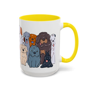 Cute Dog Breed Accent Coffee Mug, Pet Lover Gift, Canine Mug, Gifts for Dog Owners, Puppy Lover Mug