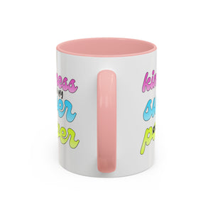 Kindness Superpower Coffee Mug, Inspirational Gift for Friends, Motivational Work Mug, Cute Drinkware for All Occasions, Unique