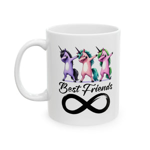 Best Friends Unicorn coffee Mug | Unique Gift for Friends | Coffee Cup for Birthday, Celebration, or Just Because | 11oz & 15oz Sizes