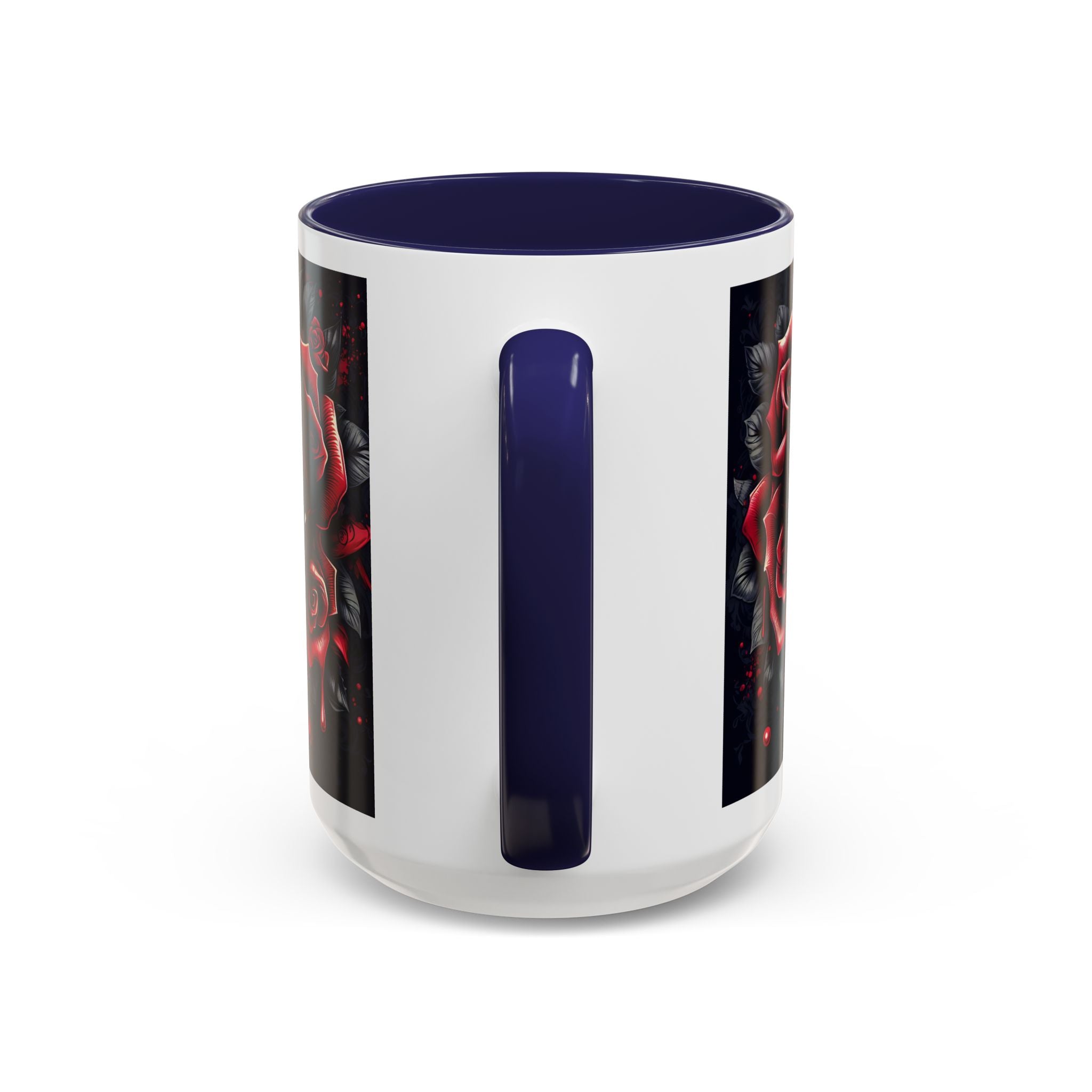 Gothic Vampire Rose Coffee Mug | Perfect for Halloween, Unique Gift, Dark Aesthetic, Gothic Decor, Horror Collectible