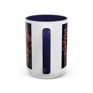Gothic Vampire Rose Coffee Mug | Perfect for Halloween, Unique Gift, Dark Aesthetic, Gothic Decor, Horror Collectible