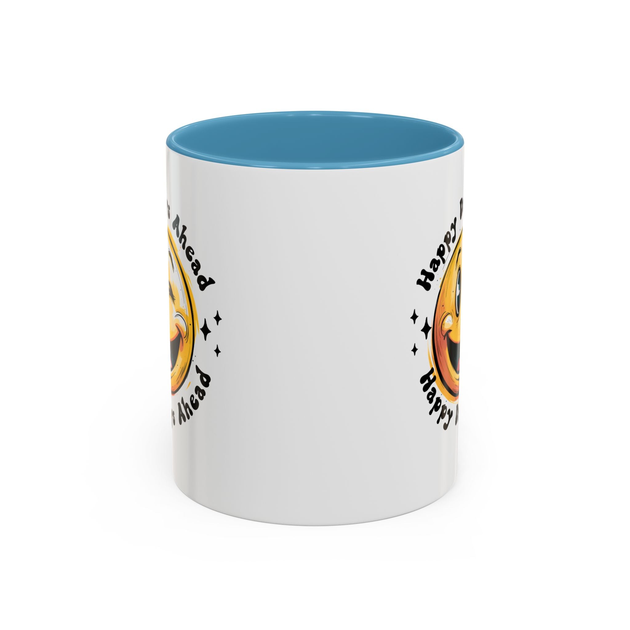 Happy Days Ahead Coffee Mug - Smiley Face Design - 11oz & 15oz