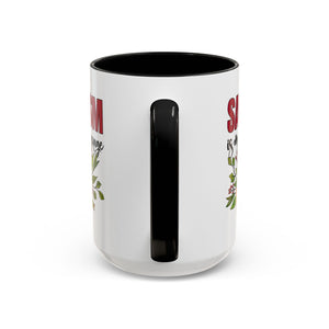 Sarcasm Coffee Mug - 11/15oz Floral Design, Perfect for Coffee Lovers