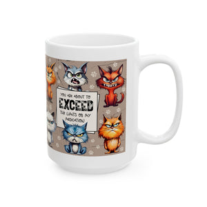 Funny Cat coffee Mug - Purrfect Gift for Cat Lovers, Coffee Mug, Tea Cup, Animal Lover Gift, attitude sarcasm