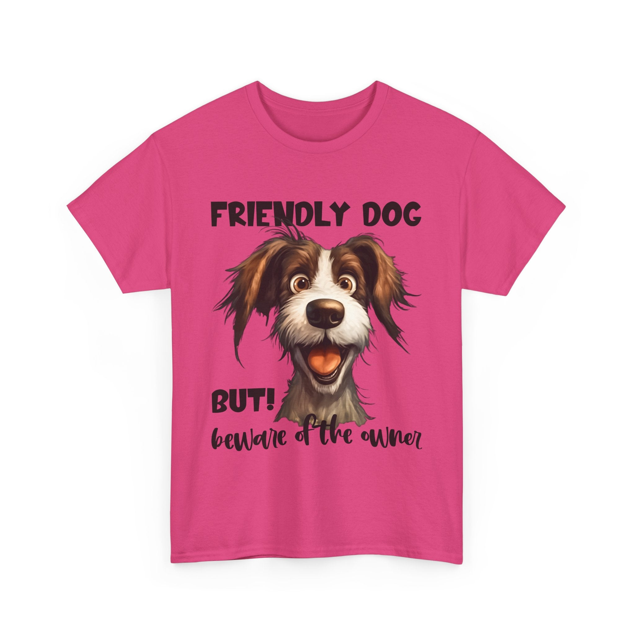 Friendly Dog Unisex Tee - Perfect for Pet Lovers, Gifts for Dog Owners, Casual Wear, Birthday Gifts, Dog-Themed Apparel