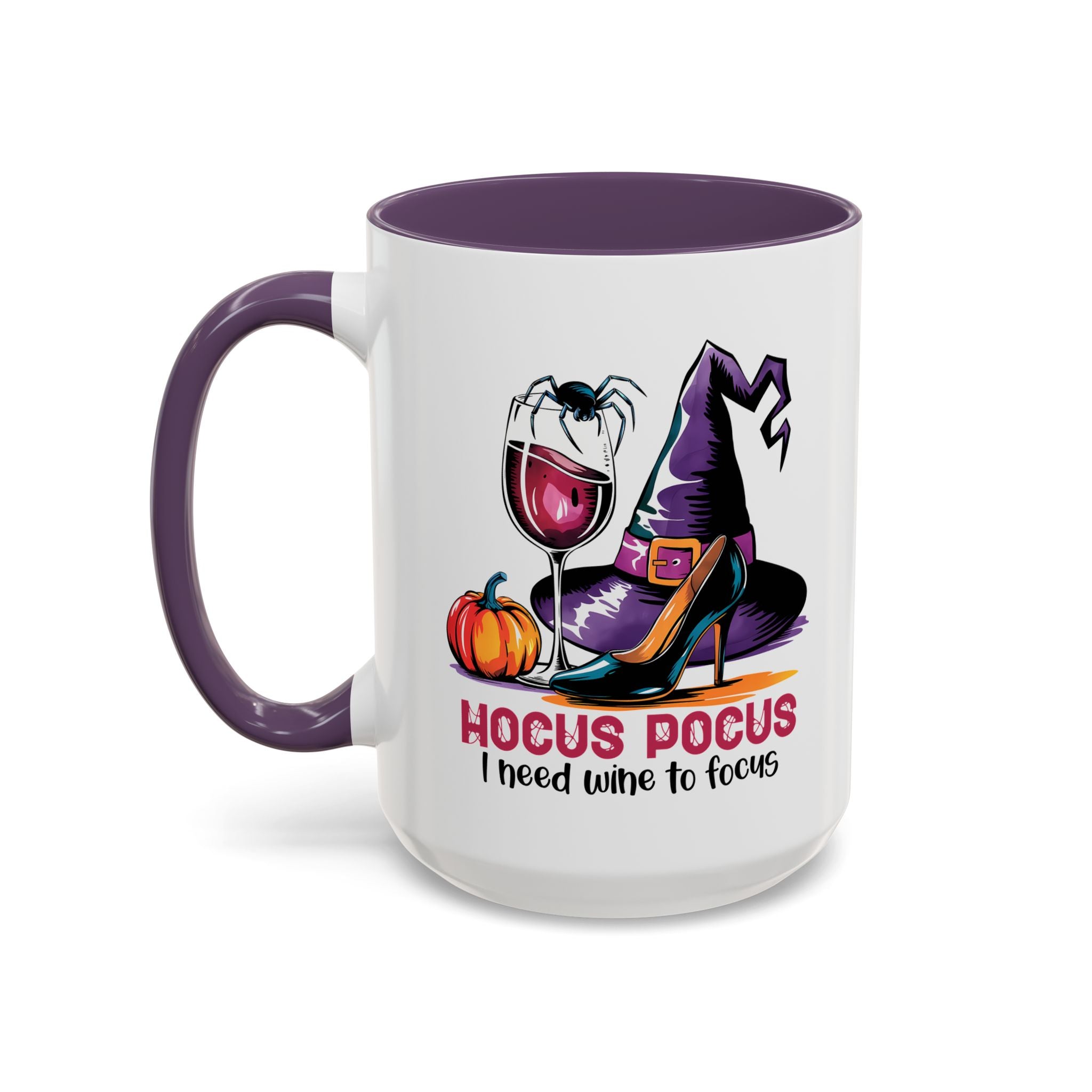 Spooky Witch Coffee Mug | Hocus Pocus Design, Unique Halloween Gift, Magic Brew Cup, Wine Lover's Mug, Cozy Autumn Decor