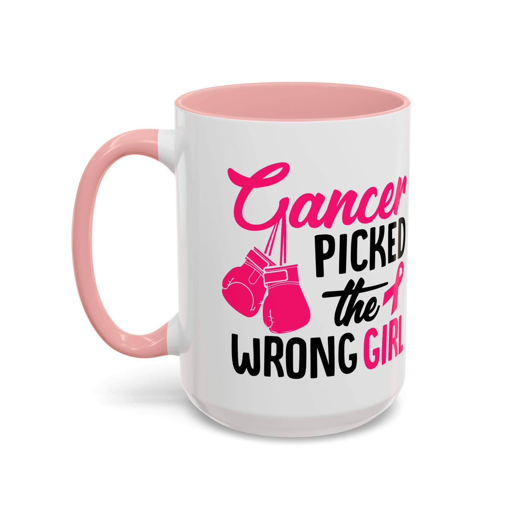 Empowering Cancer Warrior Mug, Coffee Cup for Fighters, Supportive Gift for Cancer Survivors, Inspiration for Awareness Events, [...]
