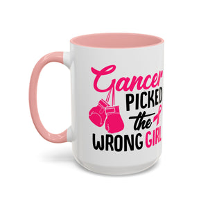 Empowering Cancer Warrior Mug, Coffee Cup for Fighters, Supportive Gift for Cancer Survivors, Inspiration for Awareness Events, [...]