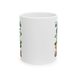 Funny duck money coffee Mug - Perfect for Coffee Lovers, Gift for Friends, Office Humor, Unique Kitchenware, Birthday or Holiday Present