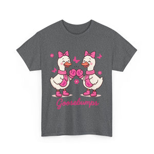 Cancer awareness Goosebumps Unisex Cotton Tee for Animal Lovers, Gift for Friends, Casual Wear,