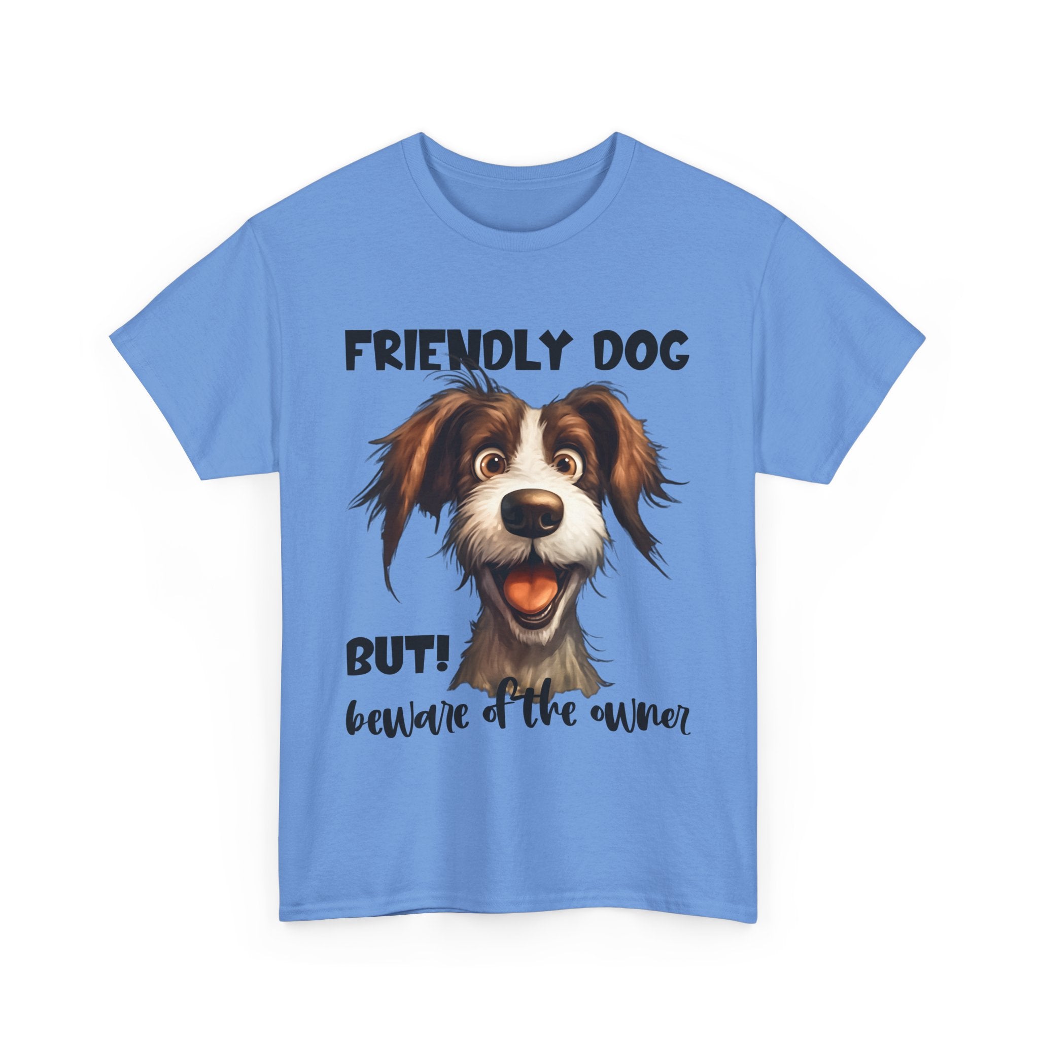 Friendly Dog Unisex Tee - Perfect for Pet Lovers, Gifts for Dog Owners, Casual Wear, Birthday Gifts, Dog-Themed Apparel