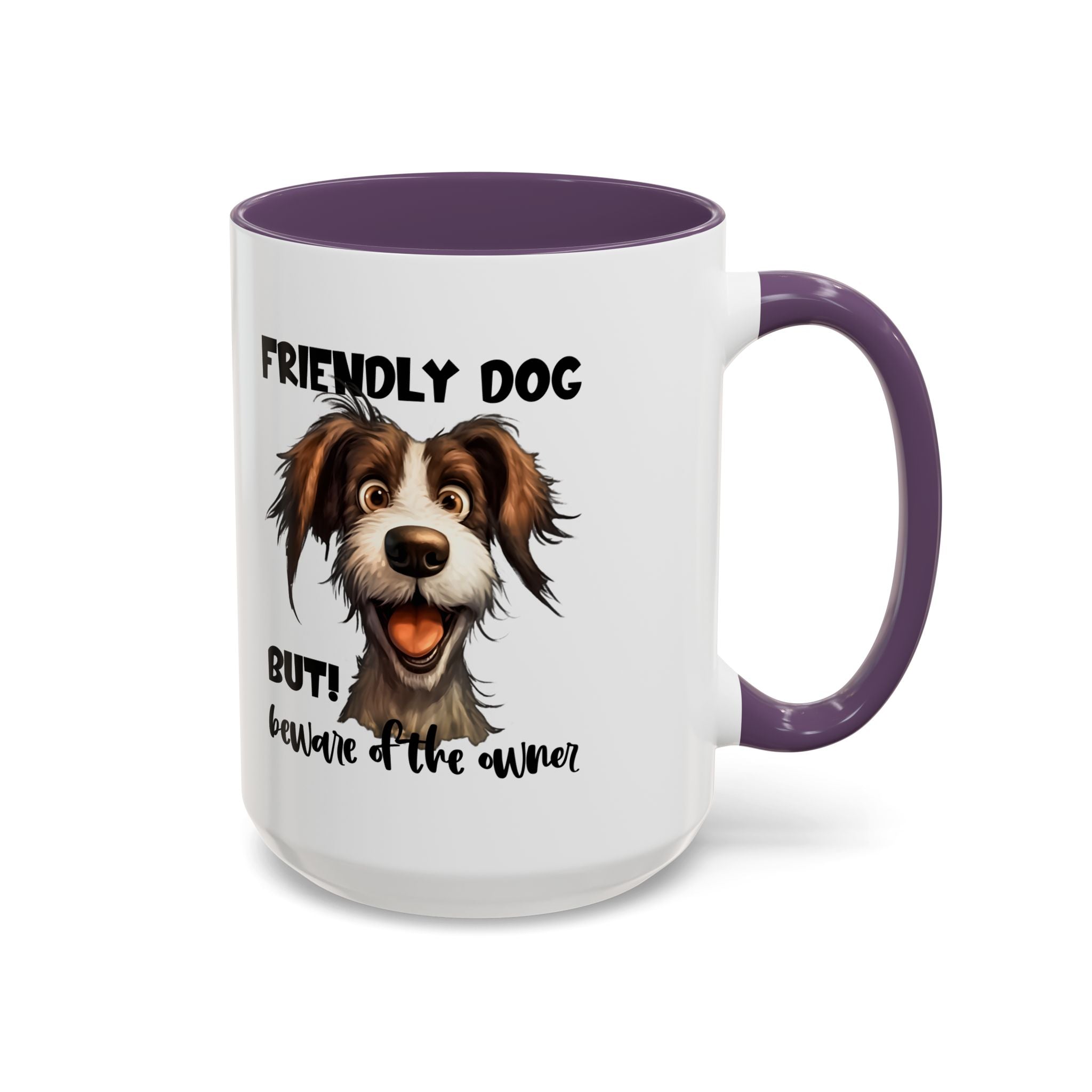 Friendly Dog Owner Mug, Dog Lover Gift, Funny Coffee Cup, Pet Owner Humor, Animal Lover Present, Holiday Gift for Dog Lovers