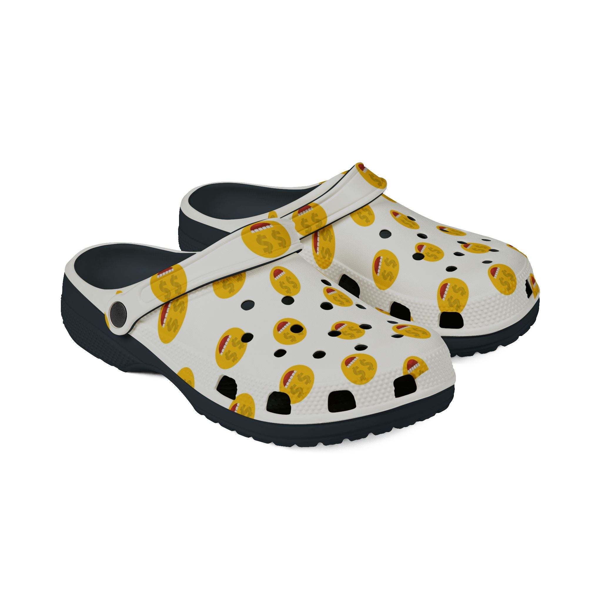 cash money dollar smiles EVA Foam Rubber Shoes (AOP)