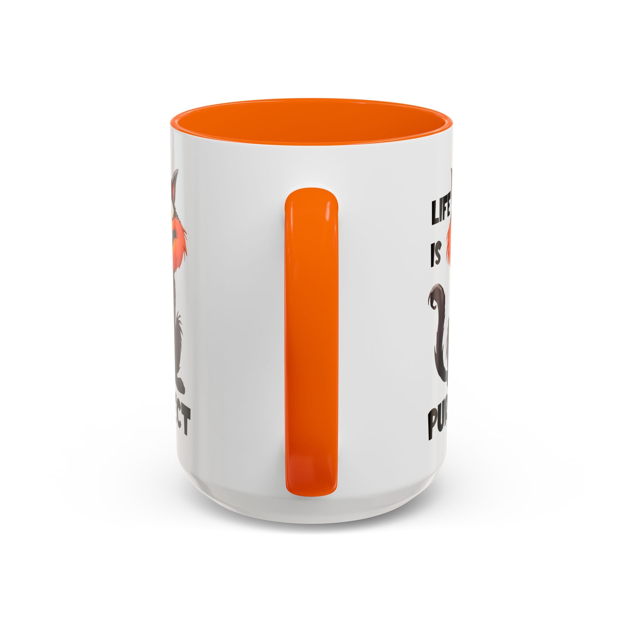 Purrfect Cat Accent Coffee Mug, Cat Lover Gift, Funny Drinkware, Cute Kitchen Accessory, Pet Owner Mug, Unique Gift Idea